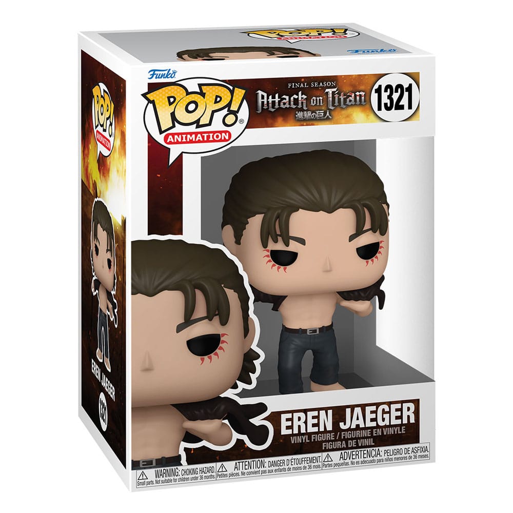 Attack on Titan POP! Animation Vinyl Figur Eren Jeager 9 cm Image 2
