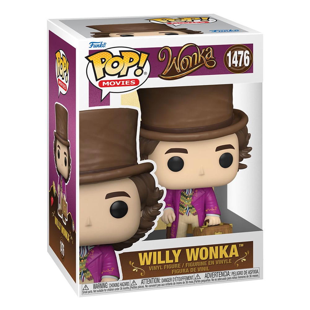 Charlie und die Schokoladenfabrik POP! Movies Vinyl Figur Willy Wonka 9 cm Image 2