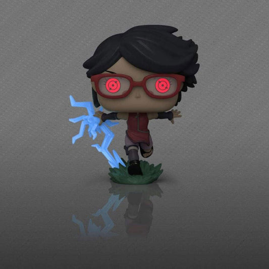 Boruto POP! Animation Vinyl Figur Sarada w/Sharingan(GW) Exclusive 9 cm Image 2