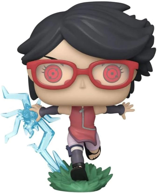 Boruto POP! Animation Vinyl Figur Sarada w/Sharingan(GW) Exclusive 9 cm Image 1