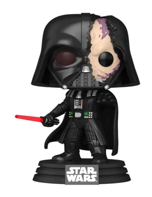 Star Wars POP! TV Vinyl Figur Obi-Wan Kenobi - Darth Vader (damaged helmet) Exclusive 9 cm Image