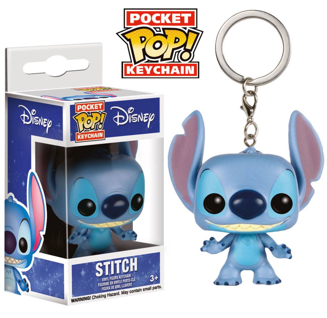 Lilo & Stitch Pocket POP! Vinyl Schlüsselanhänger Stitch 4 cm Image