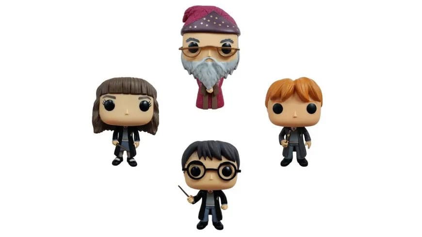 Harry Potter POP! Movies Vinyl Figuren 4er-Pack W1 9 cm Image