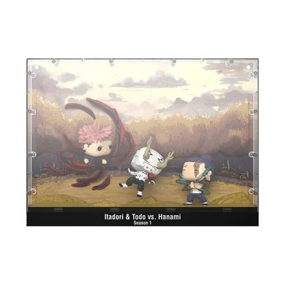 Jujutsu Kaisen POP Moments Vinyl Figuren Itadori & Todo vs Hanami 9 cm Image 1