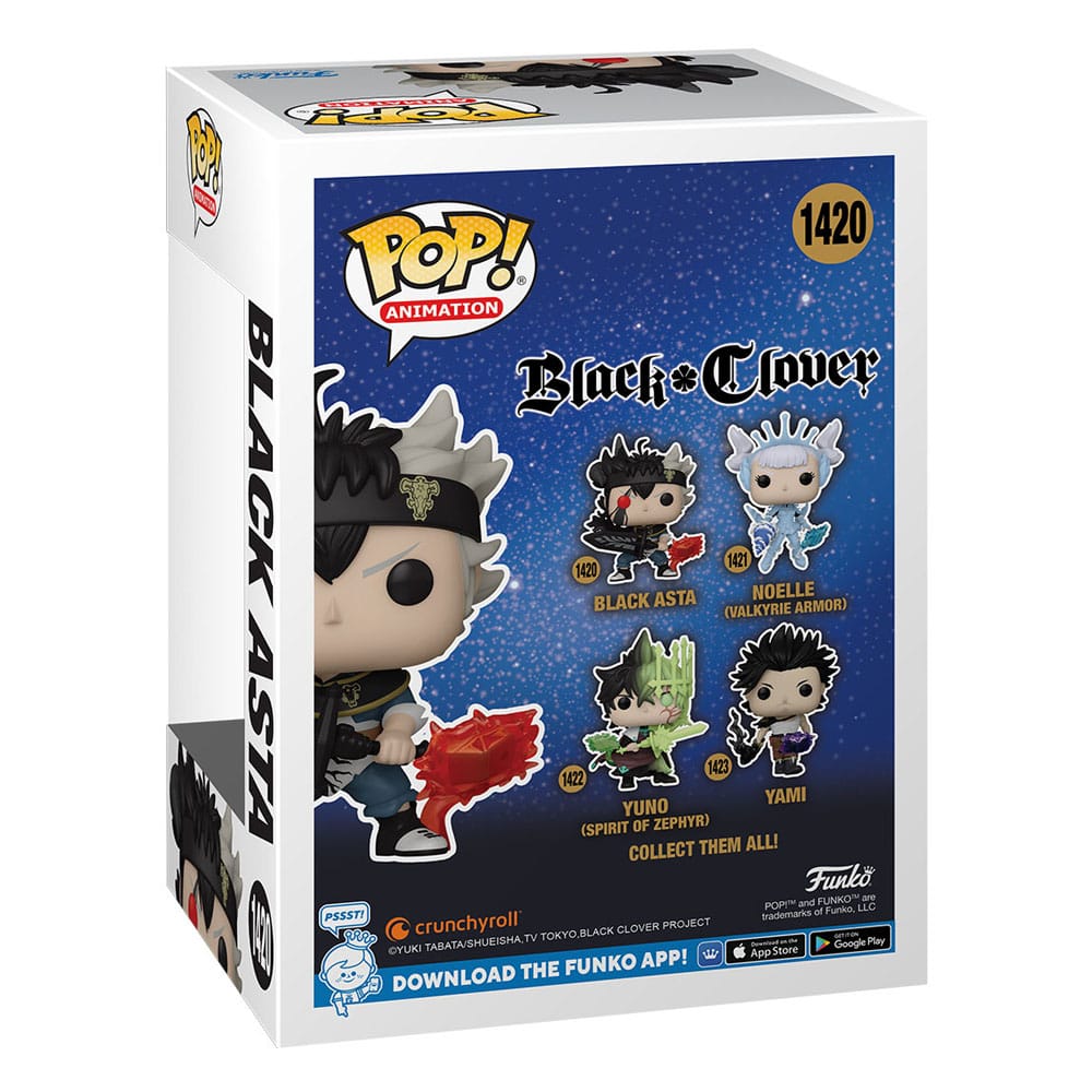 Black Clover POP! Animation Vinyl Figur Black Asta 9 cm Image 3