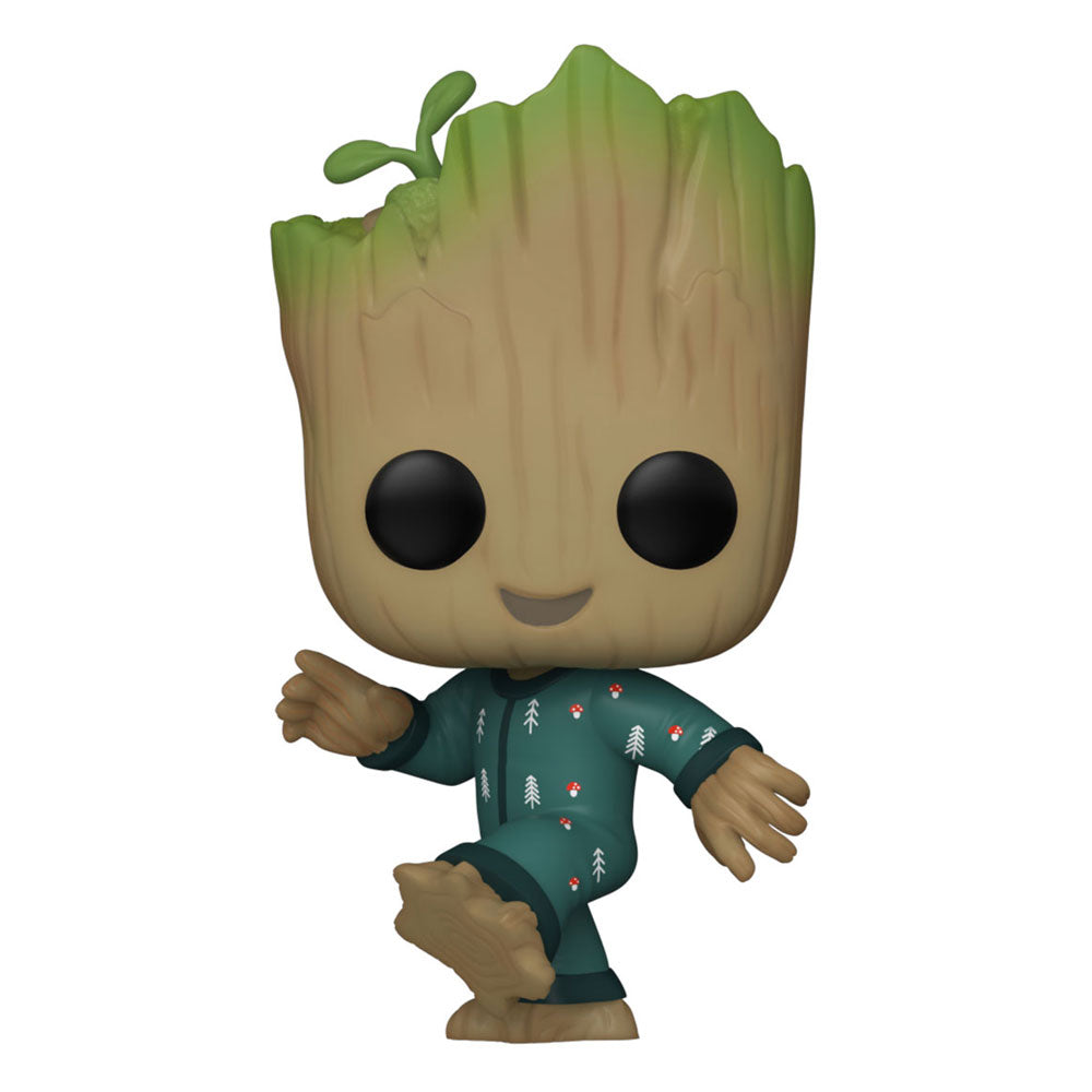 Ich bin Groot POP! Vinyl Figur Groot PJs (dancing) 9 cm Image 1
