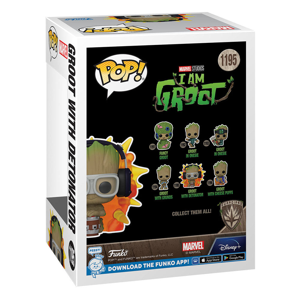 Ich bin Groot POP! Vinyl Figur Groot w/ detonator 9 cm Image 3