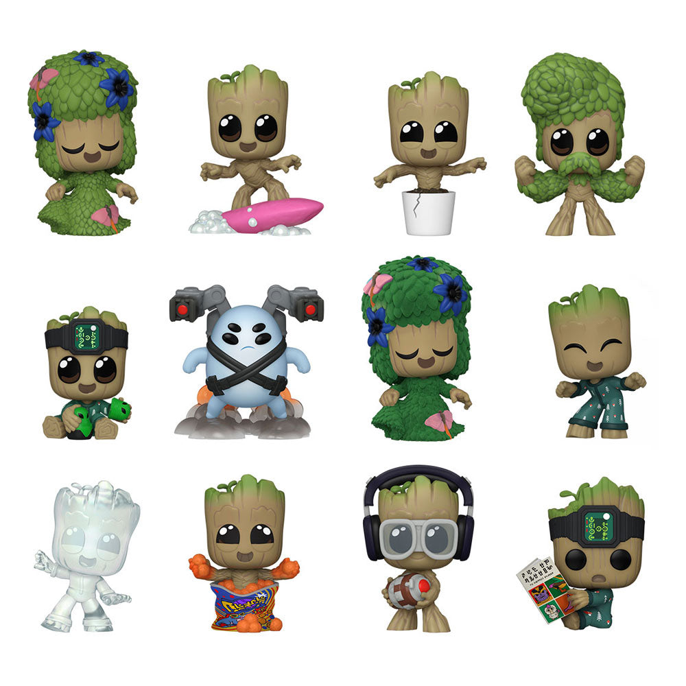 Ich bin Groot Mystery Minis Minifiguren 5 cm Display (12) Image 1
