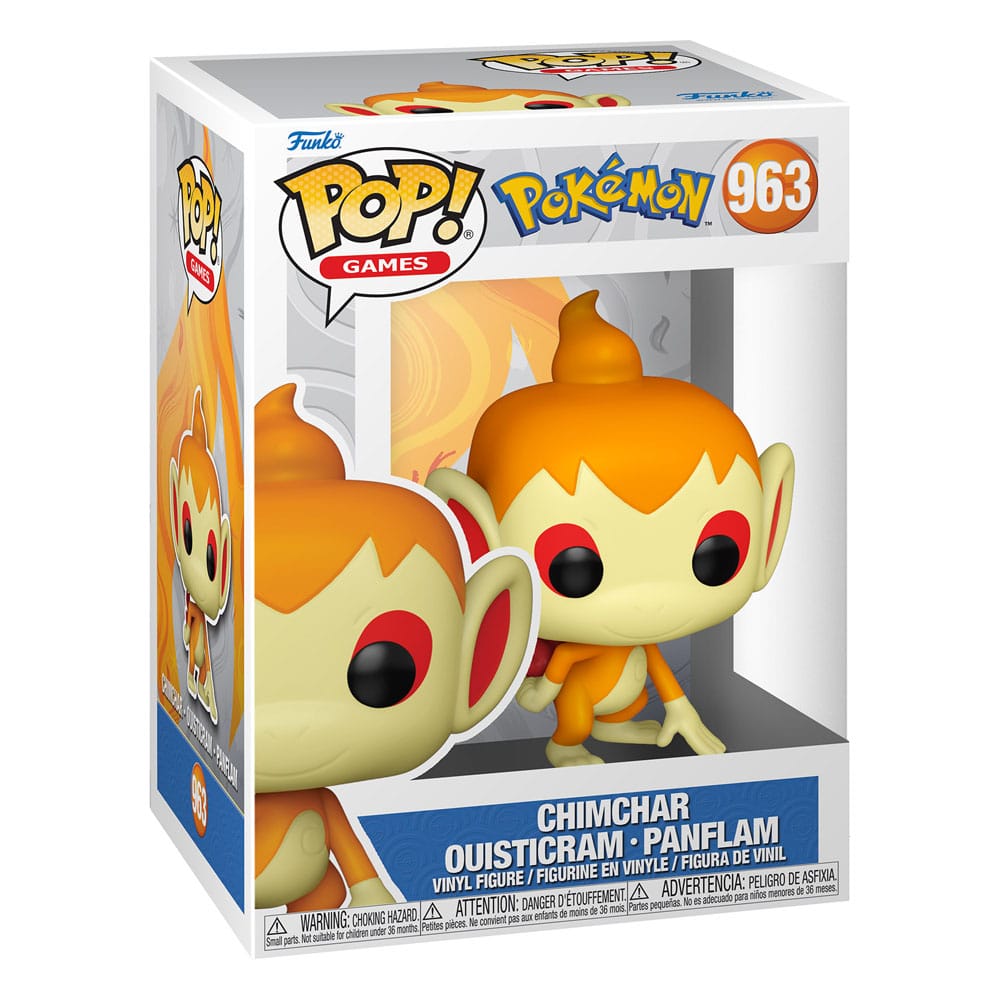 Pokemon POP! Games Vinyl Figur Chimchar (EMEA) 9 cm Image 3