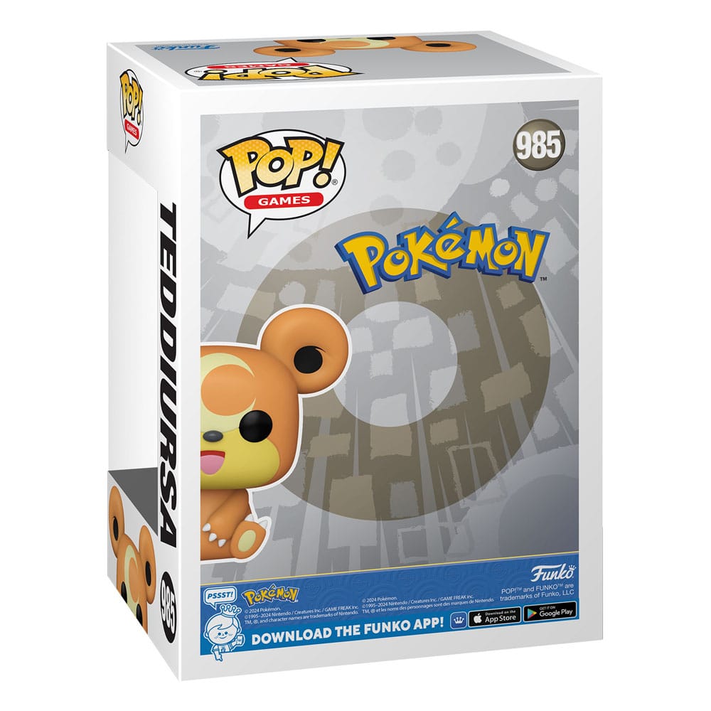 Pokémon POP! Games Vinyl Figur Teddiursa(EMEA) 9 cm Image 2