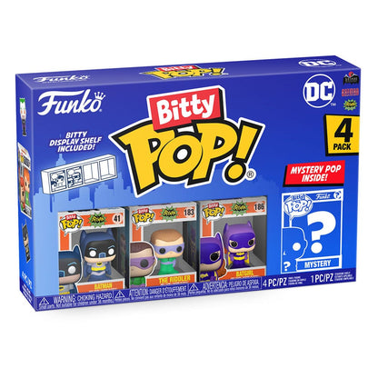 DC Bitty POP! Vinyl Figuren 4er-Pack Batman Adam West 2,5 cm Image 2