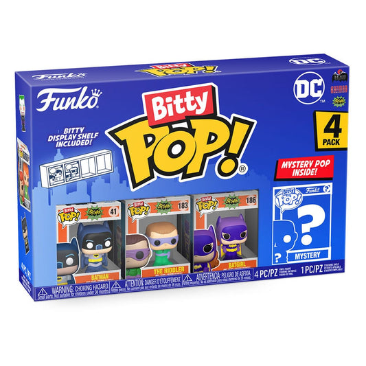 DC Bitty POP! Vinyl Figuren 4er-Pack Batman Adam West 2,5 cm Image 2