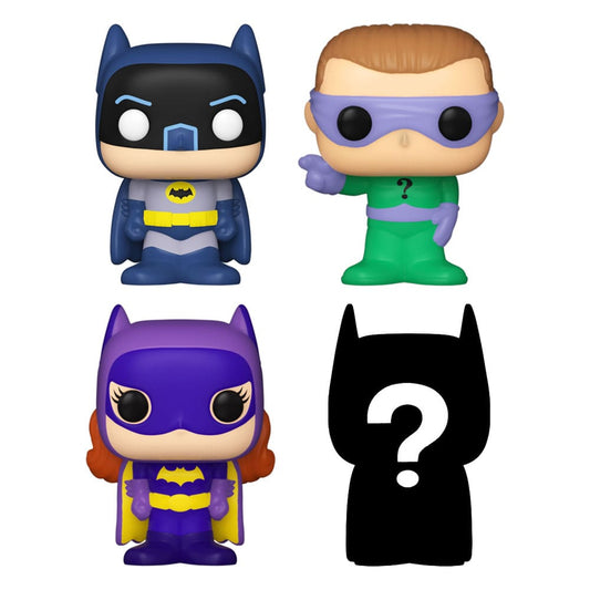 DC Bitty POP! Vinyl Figuren 4er-Pack Batman Adam West 2,5 cm Image 1