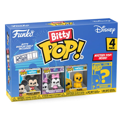 Disney Bitty POP! Vinyl Figuren 4er-Pack Mickey 2,5 cm Image 2