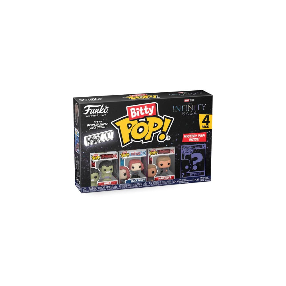 Marvel Bitty POP! Vinyl Figuren 4er-Pack Hulk 2,5 cm Image 3