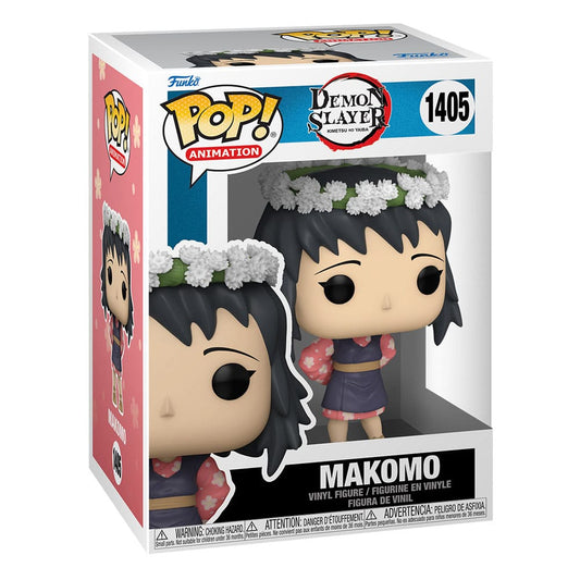 Demon Slayer: Kimetsu no Yaiba POP! Animation Figur Makomo (Flower Headdress) 9 cm Image 2