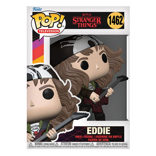 Stranger Things POP! TV Vinyl Figur Hunter Eddie with Guitar 9 cm Image 2