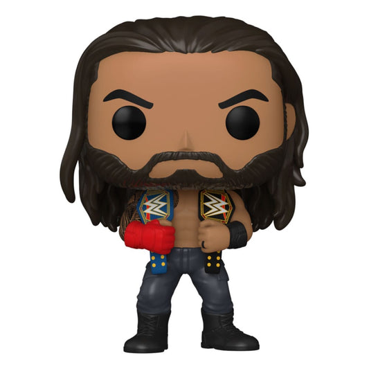 WWE POP! Vinyl Figur Roman Reigns w/Belts 9 cm Image 1