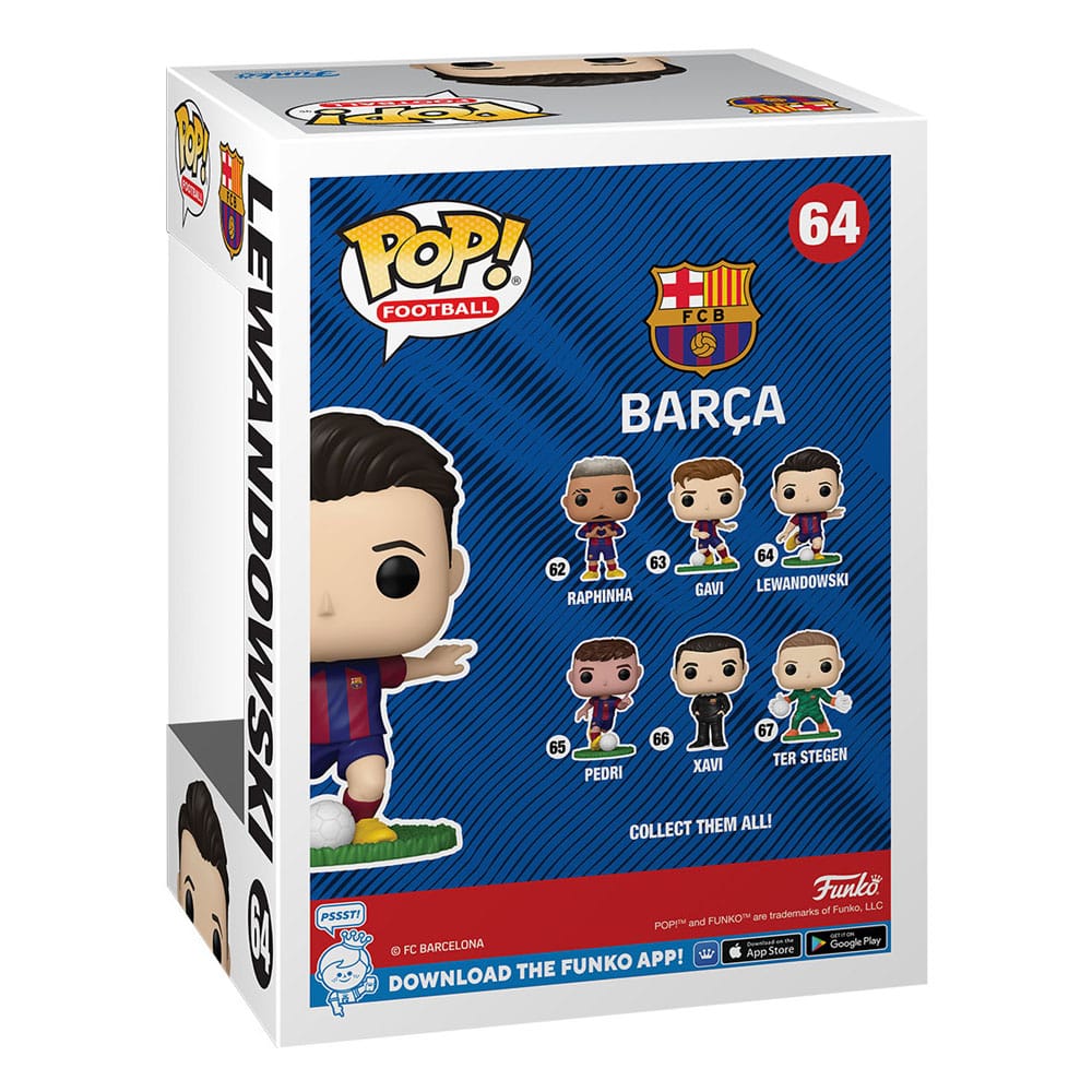 EFL POP! Football Vinyl Figur Barcelona - Lewandowski 9 cm Image 3