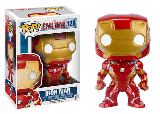 Captain America Civil War POP! Vinyl Wackelkopf Iron Man 10 cm Image