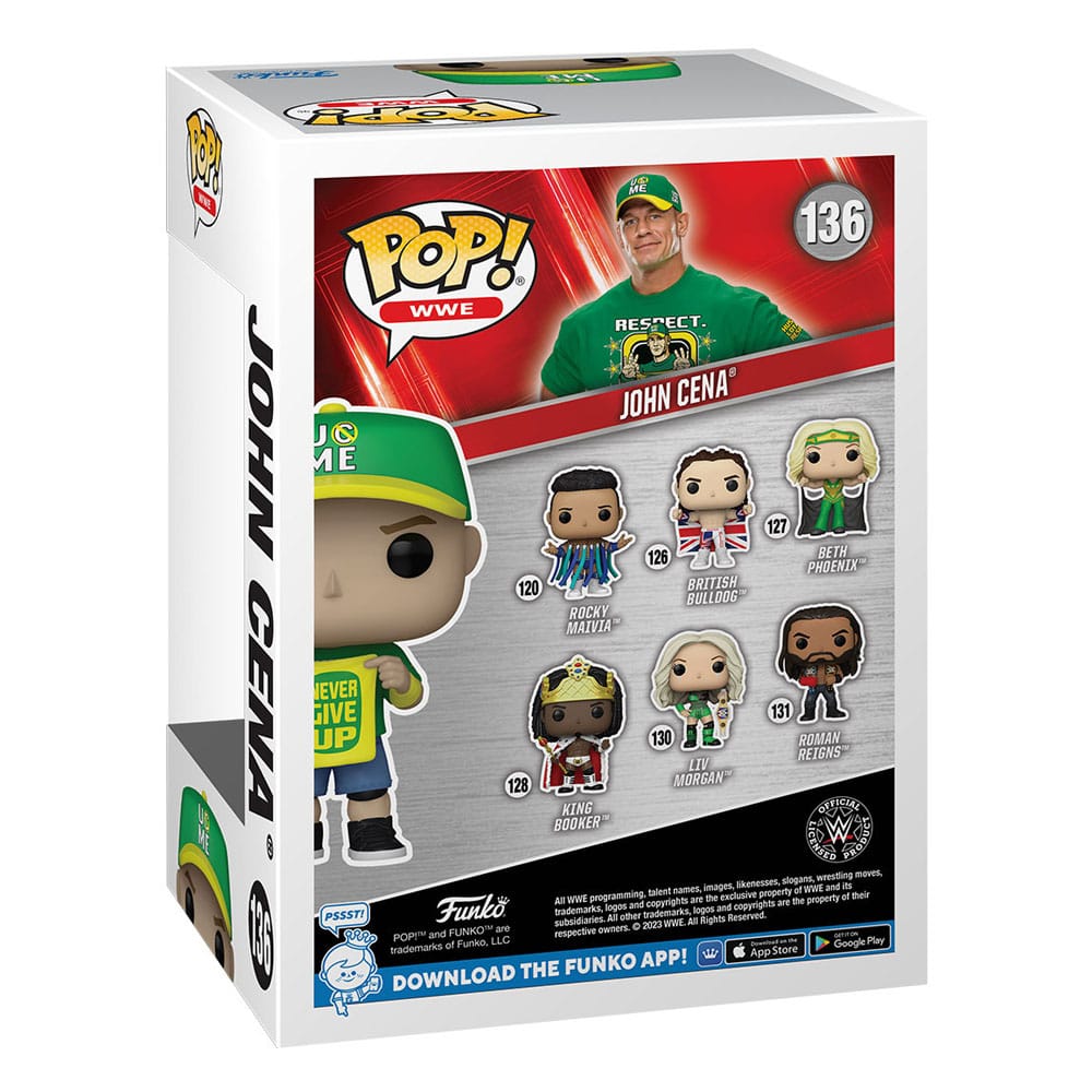 WWE POP! Vinyl Figur John Cena (Never Give Up) 9 cm Image 3