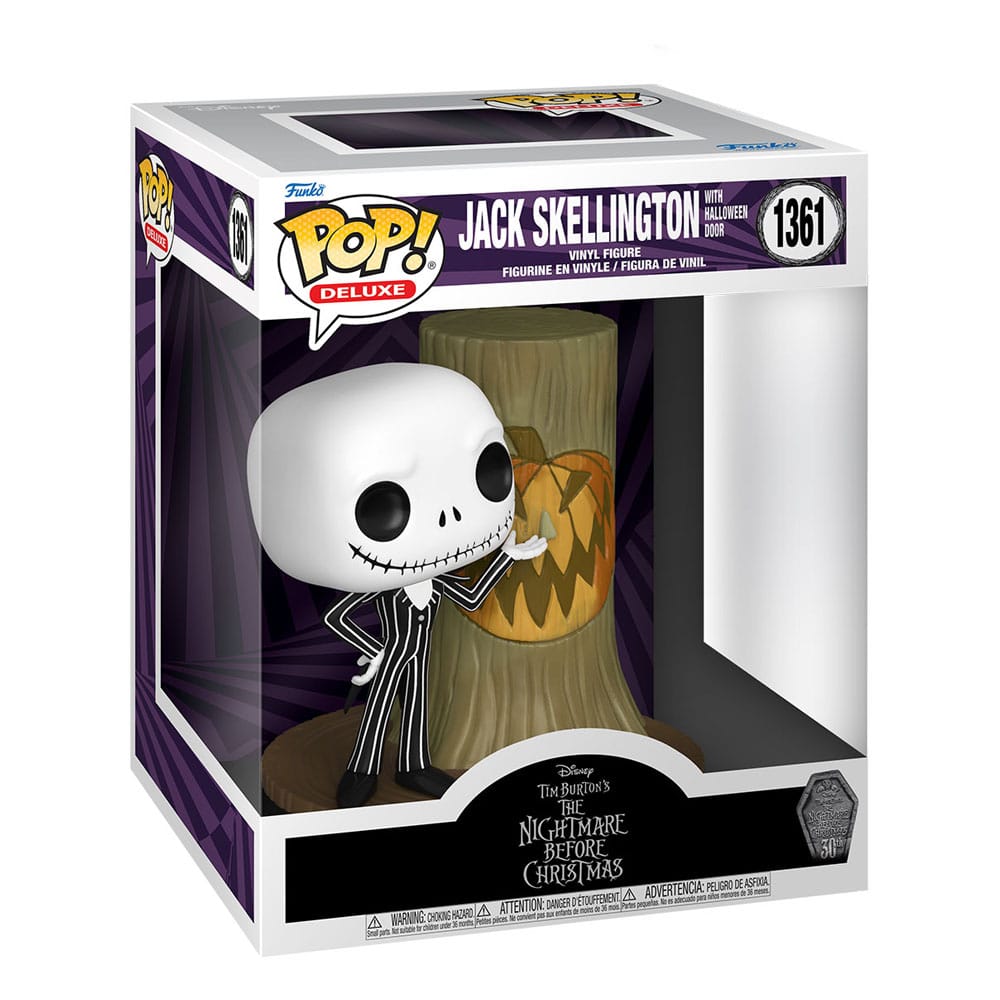 Nightmare before Christmas 30th POP! Deluxe Vinyl Figur Jack w/H.Town Door 9 cm Image 2