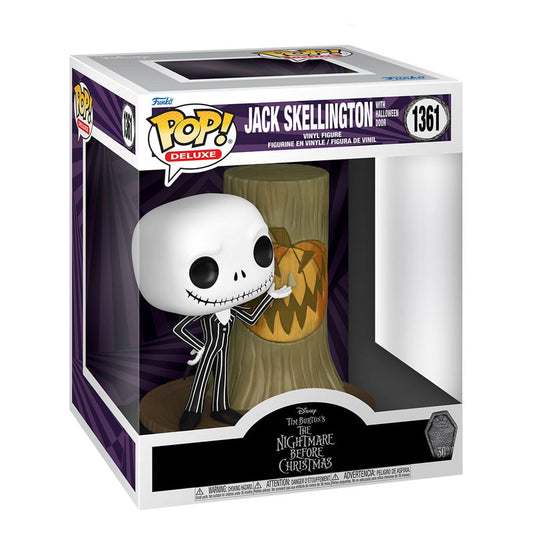 Nightmare before Christmas 30th POP! Deluxe Vinyl Figur Jack w/H.Town Door 9 cm Image 2