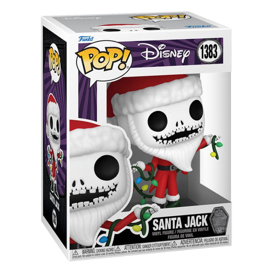 Nightmare before Christmas 30th POP! Disney Vinyl Figur Santa Jack 9 cm Image 2