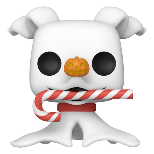 Nightmare before Christmas 30th POP! Disney Vinyl Figur Zero w/Candy Cane 9 cm Image 1