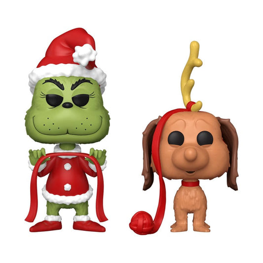 The Grinch(Anniversary) POP! Books Vinyl Figuren 2er-Pack Grinch w/ Max 2PK 9 cm Image 1