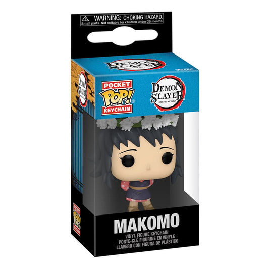 Demon Slayer: Kimetsu no Yaiba POP! Vinyl Schlüsselanhänger 4 cm Makomo (Flower Headdress) Display (12) Image 2
