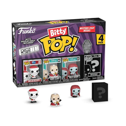 Nightmare Before Christmas Bitty POP! Vinyl Figuren 4er-Pack Santa Jack 2,5 cm Image 1