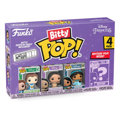 Disney Princesses Bitty POP! Vinyl Figuren 4er-Pack Belle 2,5 cm Image 2