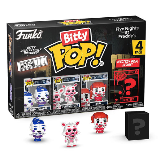 Five Nights at Freddy's Bitty POP! Vinyl Figuren 4er-Pack Ballora 2,5 cm Image 1