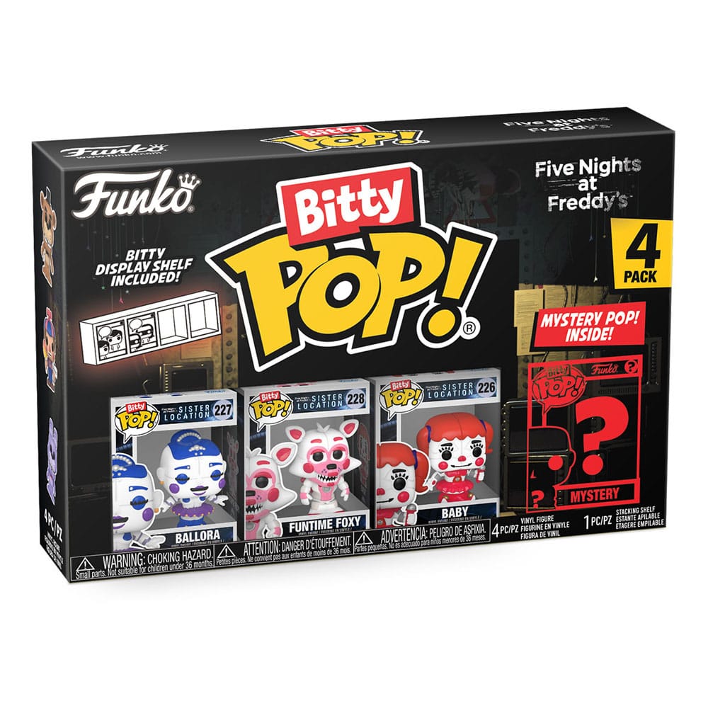 Five Nights at Freddy's Bitty POP! Vinyl Figuren 4er-Pack Ballora 2,5 cm Image 3