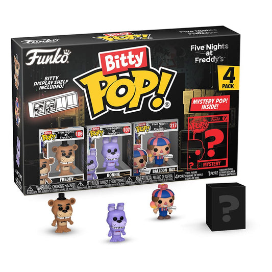 Five Nights at Freddy's Bitty POP! Vinyl Figuren 4er-Pack Freddy 2,5 cm Image 1