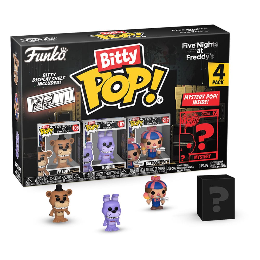 Five Nights at Freddy's Bitty POP! Vinyl Figuren 4er-Pack Freddy 2,5 cm Image 1