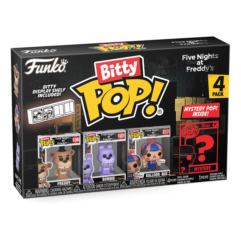 Five Nights at Freddy's Bitty POP! Vinyl Figuren 4er-Pack Freddy 2,5 cm Image 3