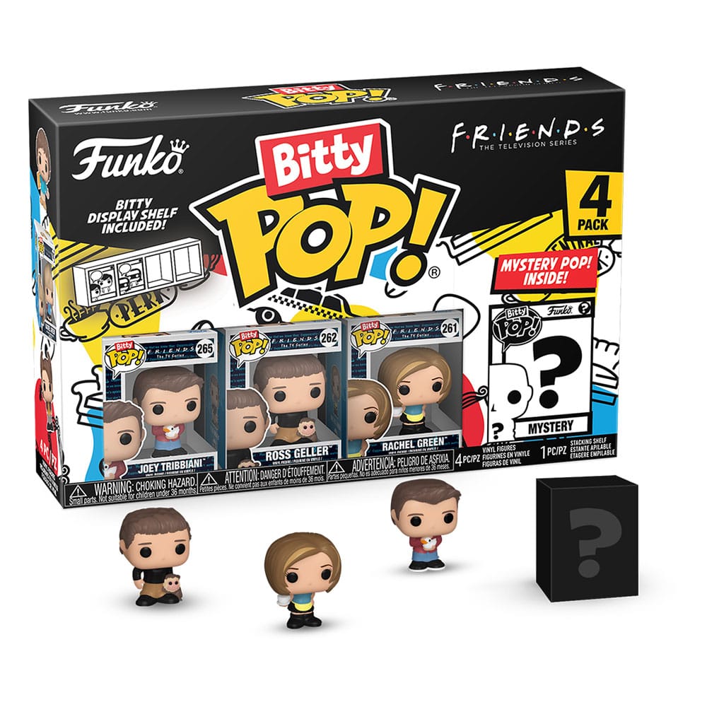 Friends Bitty POP! Vinyl Figuren 4er-Pack Joey 2,5 cm Image 1