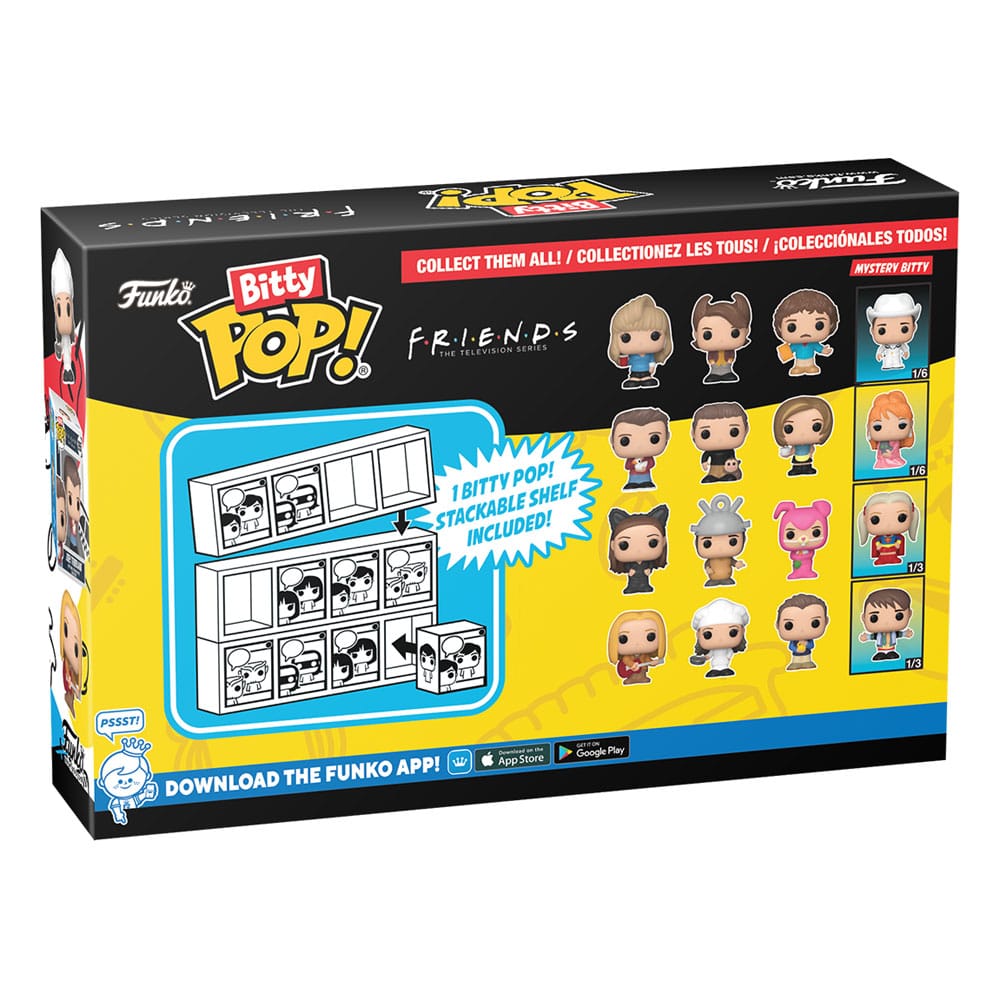 Friends Bitty POP! Vinyl Figuren 4er-Pack Joey 2,5 cm Image 2