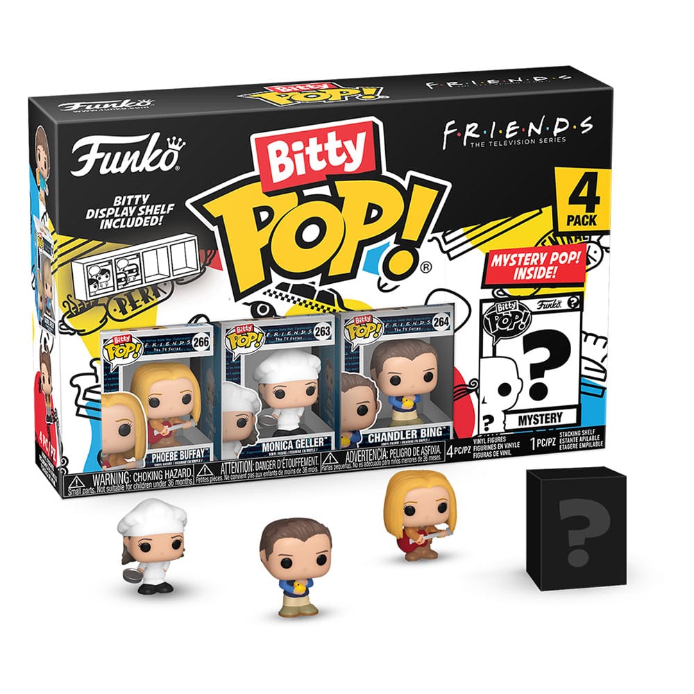 Friends Bitty POP! Vinyl Figuren 4er-Pack Phoebe 2,5 cm Image 1