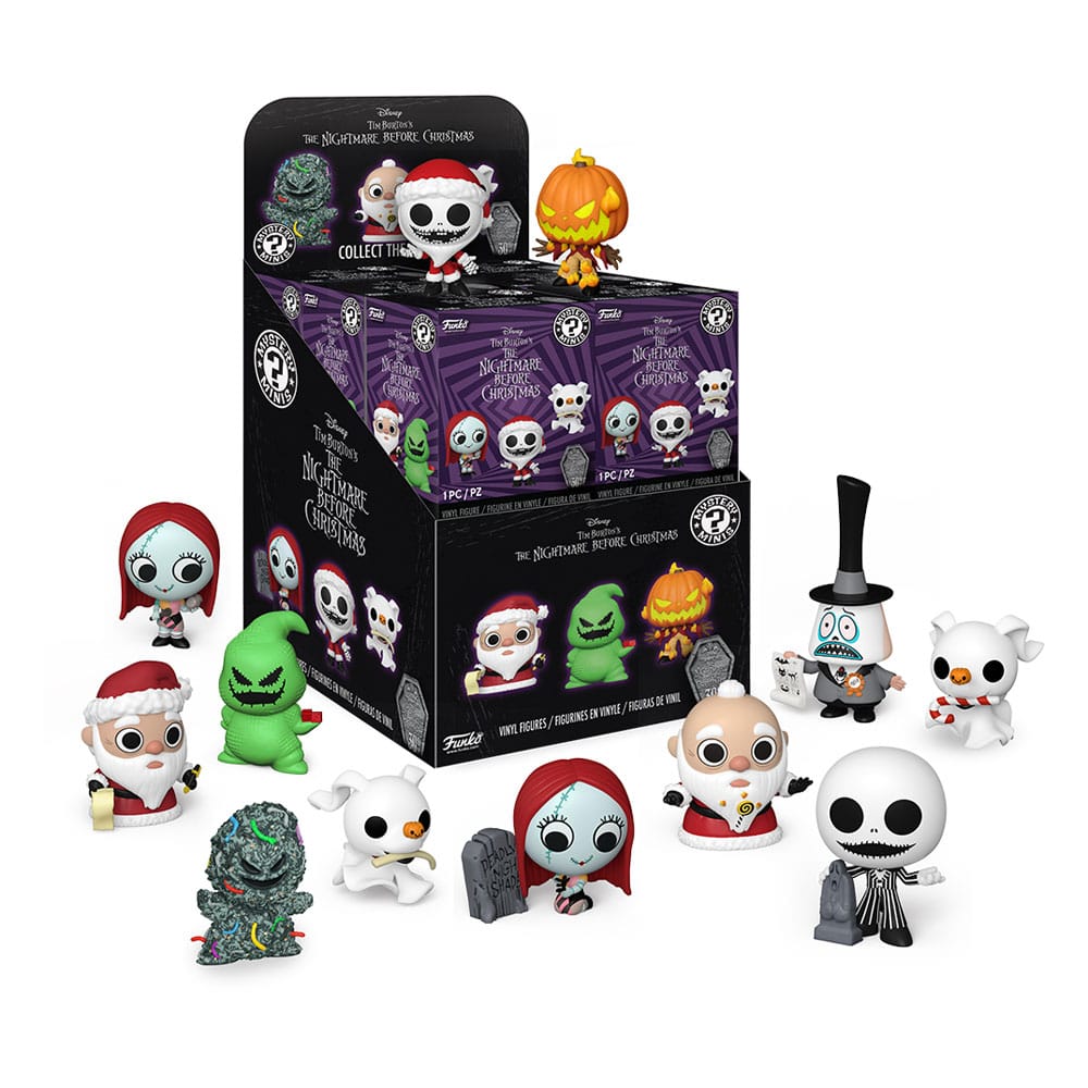Nightmare before Christmas 30th Mystery Mini Minifiguren 5 cm Display (12) Image 1