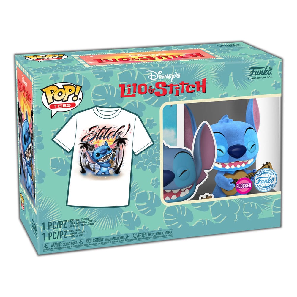 Lilo & Stitch POP! & Tee Vinyl Figur & T-Shirt Set Ukelele Stitch (FL) Größe L Image 6