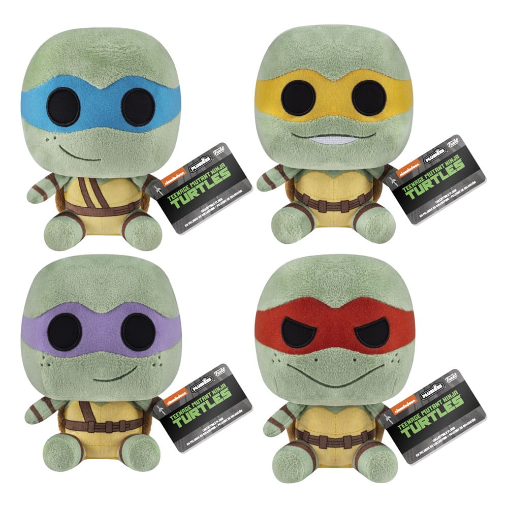 Teenage Mutant Ninja Turtles Plüschfigur Display 18 cm Sortiment (6) Image 1