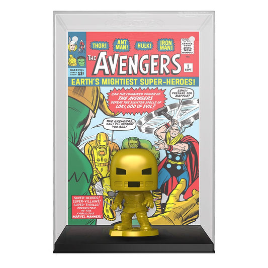 Marvel POP! Comic Cover Vinyl Figur Avengers #1 9 cm Image 1