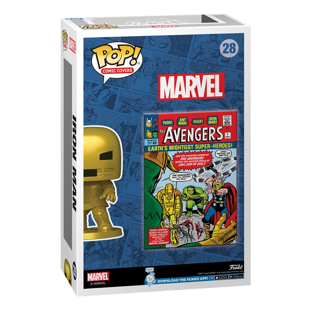Marvel POP! Comic Cover Vinyl Figur Avengers #1 9 cm Image 2