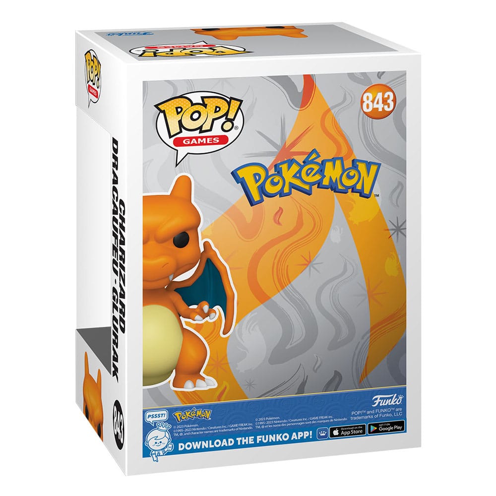 Pokémon POP! Games Vinyl Figur Charizard (EMEA) 9 cm Image 3