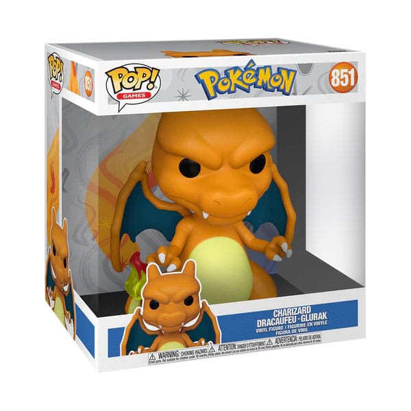 Pokemon Super Sized Jumbo POP! Vinyl Figur Charizard (EMEA) 25 cm Image 2