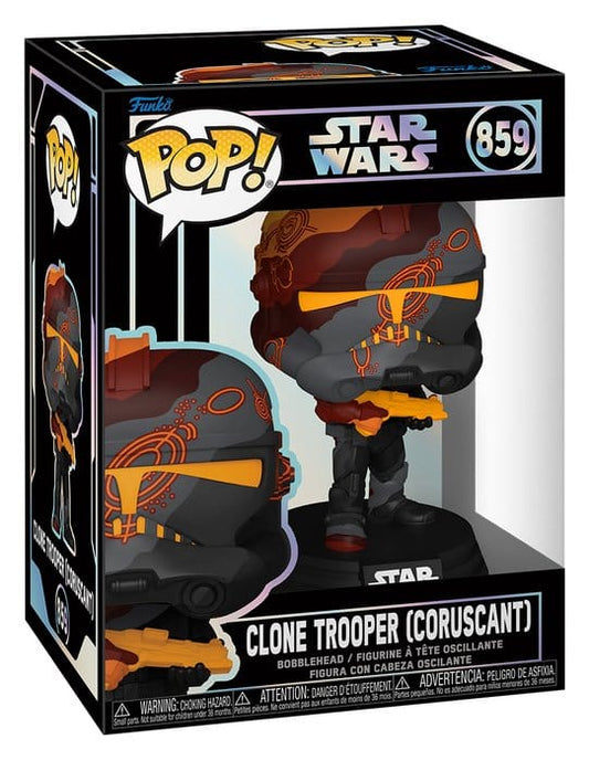 Star Wars POP! Vinyl Wackelkopf-Figur Clone Trooper (Coruscant) 9 cm Image 2