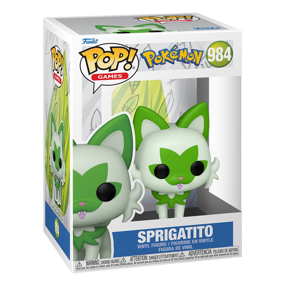Pokémon POP! Games Vinyl Figur Sprigatito(EMEA) 9 cm Image 2